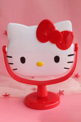 White & Red Hello Kitty Mirror