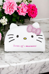 White & Glittery Pink Hello Kitty Makeup Bag