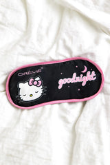 Hello Kitty Black & Pink "Goodnight" Sleep Mask