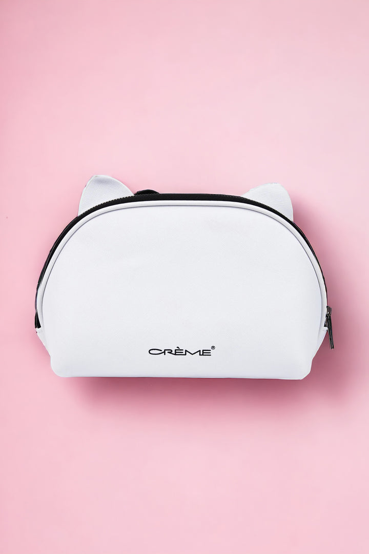 White & Pink Hello Kitty Makeup Bag