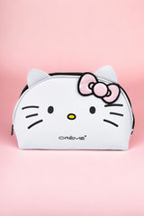 White & Pink Hello Kitty Makeup Bag